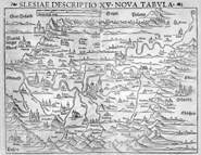 Landkarte Schlesien 1561