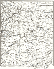 Eisenbahnlinien und Dampfschiffverbindungen 1893
