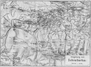 Landkarte Schlesien Schreiberhau