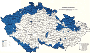 Sprachenkarte von Schlesien -