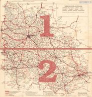 Schlesien 1938 Straßennetz