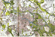 Stadtplan von Breslau aus dem Jahre 1935