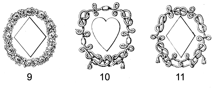 Weibliche Prachtstücke Heraldik